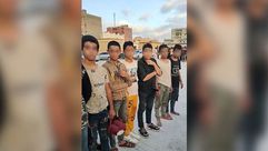 صور لأطفال مهاجرين تم احتجازهم في ليبيا  (فيسبوك)