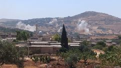 قصف مكثف على قرى جبل الزاوية في إدلب- تويتر