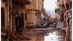 ليبيا درنة اعصار دانيال فيضان- جيتي