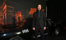 الممثل كيانو ريفز على هامش عرض أول لفيلم "جون ويك: تشابتر 4" في هوليوود بتاريخ 20 آذار/مارس 2023