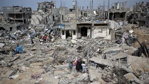 إعمار غزة- أ ف ب