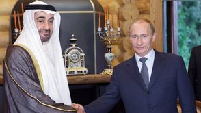 الرئيس الروسي فلاديمير بوتين وولي عهد أبو ظبي محمد بن زايد ـ أ ف ب