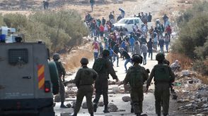 مواجهات في الضفة الغربية مع قوات الاحتلال الإسرائيلي فلسطين - أ ف ب