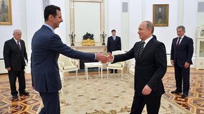 بشار الأسد في موسكو - الكرملين - روسيا - يستقبله بوتين