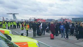 مطار لندن - اشتباه بهجوم كيماوي