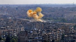 حلب سوريا قصف ا ف ب