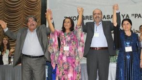 شاهوز حسن و عائشة حسو (يسار) لرئاسة الاتحاد الديمقراطي الكردي سوريا خلفا ل صالح مسلم وآسيا عبد الله