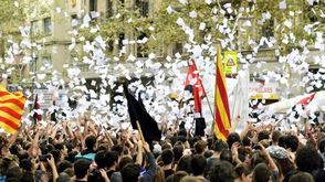 احتجاجات كتالونيا- ا ف ب