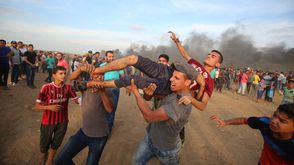 إصابات في غزة- جيتي