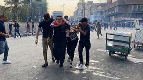 قمع مظاهرة في بغداد - تويتر