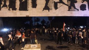 ساحة بغداد العراق مظاهرات- تويتر