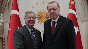 أردوغان و ليندسي غراهام - الأناضول