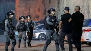شرطة  الاحتلال  قمع   المقبرة   اليوسفية  القدس- جيتي