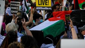 مظاهرات داعمة لفلسطين و غزة في امريكا الاناضول