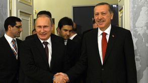 اردوغان بوتين تركيا روسيا - الاناضول