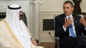 الرئيس الامريكي والملك عبد الله - أ ف ب