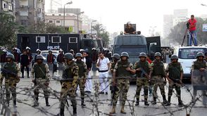 الشرطة والجيش المصري في مظاهرات