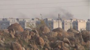 الثوار يقصفون مقرات النظام السوري في مدينة البعث - القنيطرة - سورية 18-11-2014