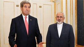 وزير الخارجي الأمريكي جون كيري ونظيره الإيراني جواد ظريف في أستراليا 27/11/2014