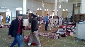 تفجير مسجد الروضة في بئر العبد - أ ف ب