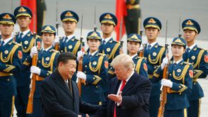 ترامب في الصين- جيتي