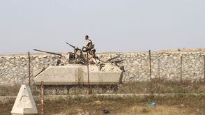 الجيش المصري حدود غزة - جيتي