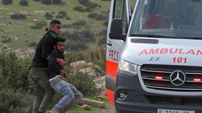 إسعاف  الضفة  الاحتلال  مصاب  فلسطيني- جيتي