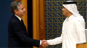 وزير خارجية قطر ونظيره الأمريكي بلينكن
