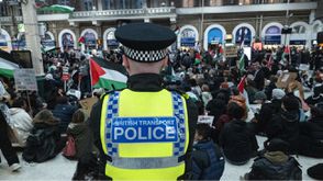 تظاهرة في لندن مؤيدة للشعب الفلسطيني- جيتي