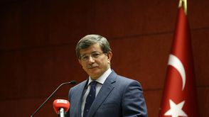 وزير الخارجية التركي - مطار أحمد داود أوغلو - أنقرة  10-1-2014 (الأناضول)
