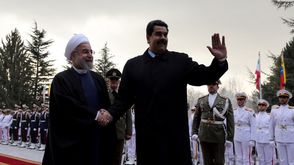 رئيس فنزويلا ورئيس إيران روحاني ـ أ ف ب