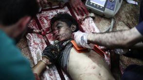 طفل سوري قتل على يد قوات الأسد ـ أ ف ب