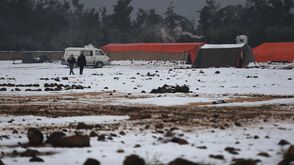 مخيم الزعتري للاجئين السوريين العاصفة هدى ـ الأناضول