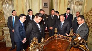 الصين مصر السيسي الرئيس الصيني