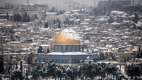 الثلوج في القدس- جيتي