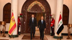 ملك إسبانيا في بغداد- الرئاسة العراقية