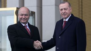 أردوغان و برهم صالح  في أنقرة - جيتي