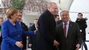 أردوغان في مؤتمر برلين- جيتي