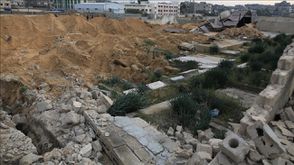 مقبرة مقابر غزة تدنيس المقابر جيش الاحتلال- الاناضول