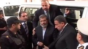 مرسي خلال المحاكمة
