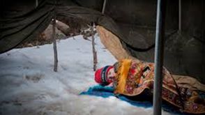 أليكسا وفاة طفل سوري متجمدا من البرد