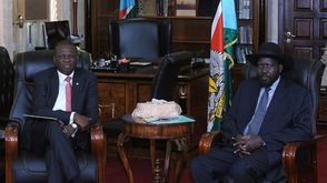 سلفاكير وزير الخارجية النيجيري  جنوب السودان - أ ف ب