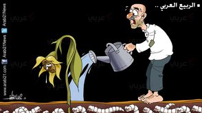 الربيع العربي كاريكاتير