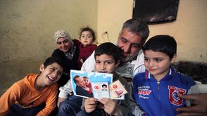سعادة عائلة اردوغان الفلسطيني الاناضول