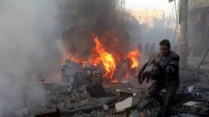قصف روسي لسوق شعبي بريف حلب- تويتر
