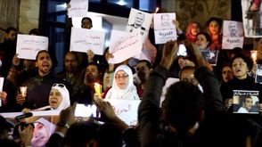 تظاهرة في نقابة الصحفيين تضامنا مع الصحفيين المعقتلين - مصر - عربي21 - (1)
