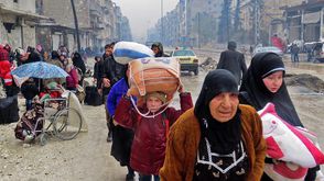 حلب سوريا حصار نزوح قصف