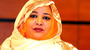 السيدة وداد بابكر حرم الرئيس السوداني عمر حسن البشير