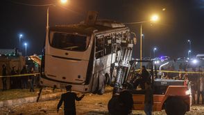 انفجار حافلة سياحية في القاهرة- جيتي