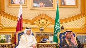الملك سلمان ورئيس وزراء قطر- واس